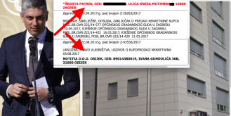 Uhićeni Patrik Šegota luksuzne kvadrata u Zagrebu vlasnički prenio na sestrinu tvrtku