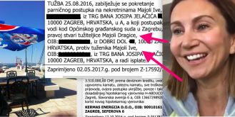 Mama tužila Ivu Majoli i stavila hipoteku u Novom Vinodolskom prije Končara