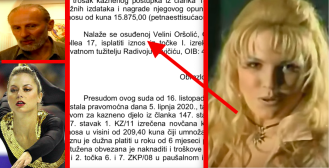 Osuđena Velina Oršolić, sestra Idore Hegel, bivša dance zvijezda, znana iz afere Groblje
