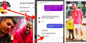 'Ja san mafia' - napisao u Instagram poruci prijatelj Mateja Periša, brat Maje Sopte i to preko profila gdje je s Goranom Ivaniševićem