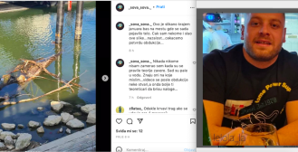Saznajte tko je na Instagramu objavio da je u 1. mjesecu slikao mjesto gdje će isplivati Matej Periš i snimio 1 tenisicu