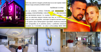 Žena kokainskog bosa Lovela Čokara, vlasnica luksuznog hotela, pred ovrhom zbog neplaćenih komunalija