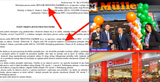 Müller trgovina Zagreb okrivljena zbog kozmetičkih proizvoda, izbjegli poziv, umjesto direktora na sud pozvana prokuristica 