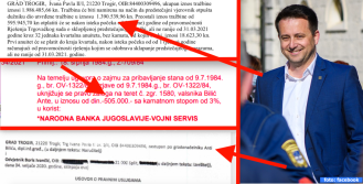 SDP-ov gradonačelnik Trogira ŠUTI o otpisu 1,39 milijuna kn Brodotrogiru Danka Končara, hipoteci JNA na njegovoj kući i vrijednoj rimskoj nekropoli u dvorištu