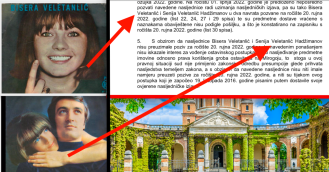 Senka Veletanlić Hadžimanov  i Bisera Veletanlić zvijezde YU estrade, rođene u Hrvatskoj, ostale bez nasljedstva groba na Mirogoju, saznali smo detalje