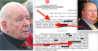 Udovica bankara Nevena Barača (87) tužila sinove Zdeslava i Trpimira zbog dubrovačke nekretnine, konačno je sve riješeno na sudu u Zagrebu