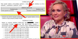 Vanninog muža goni Hrvatska radiotelevizija zbog dugova, dok ona ubire lovu u žiriju The Voice Andriji Vrdoljaku zaprijetili ovrhom na imovini