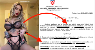 Bankrotirala bivša hrvatska Miss koja je trošila bogatstvo na plastične operacije i koju je policija deložirala iz vile, predstavnik Hrvatske na sudu izjavio da je nepoštena 