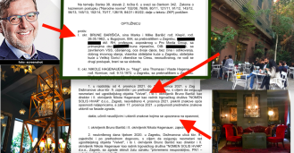 Kazneno optužen gazda marketinške agencije koja radi za Tedeschijev Atlantic, HTZ, HT..... gone ga  zbog stavljanja lažnih oznaka nakon potresa kod kafića Velvet u srcu Zagreba