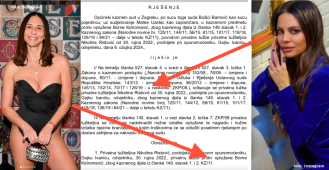 Nikolina Ristović odustala od kaznenog progona Borne Kotromanić, optužbe za kokain i bitka oko pokojnika Vidoja Ristovića tako su okončani na zagrebačkom sudu